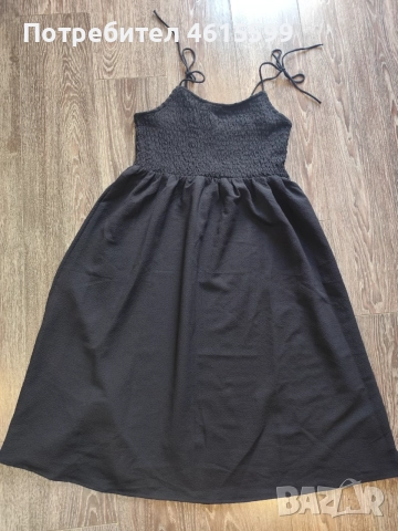 Черна рокля на H&M, снимка 5 - Рокли - 55326969
