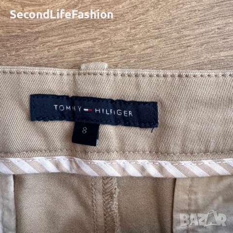 Дамски панталон Tommy Hilfiger Rome бежов размер M-L , снимка 5 - Панталони - 54314828
