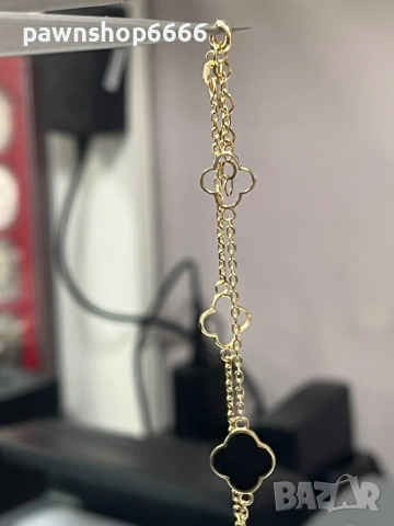 Златна гривна 14 карата 1,58 грама , снимка 3 - Гривни - 54086288