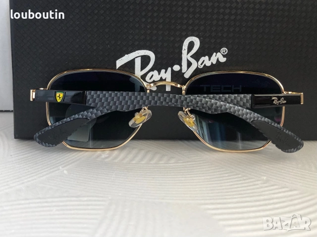 Ray Ban Ferrari 2 цвята мъжки слънчеви очила минерално стъклоло дамски унисекс, снимка 12 - Слънчеви и диоптрични очила - 55148894