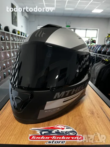 TОП ЦЕНА Мото каска за мотор MT Helmets Thunder 3 ,XS 53-54см.,вградени очила,2 виз. 195.56 лв. / 99