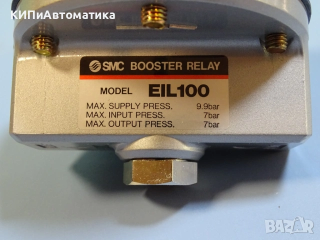 пневматичен усилвател SMC EIL100-F02 Booster Relay G1/4, снимка 2 - Резервни части за машини - 54411915