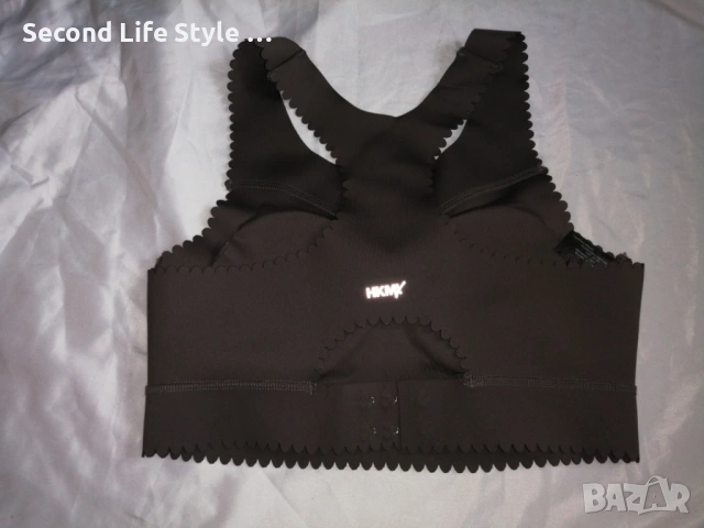 HKMX дамско спортно бюстиe р-р S в сив цвят; с подплънки, снимка 8 - Корсети, бюстиета, топове - 54097616