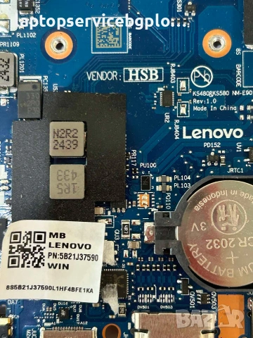 Lenovo IdeaPad Slim 3 15IAN8 NM-E901 INTEL Дънна платка KS480 KS580 NM-E901 5B21J37590, снимка 3 - Части за лаптопи - 55071022