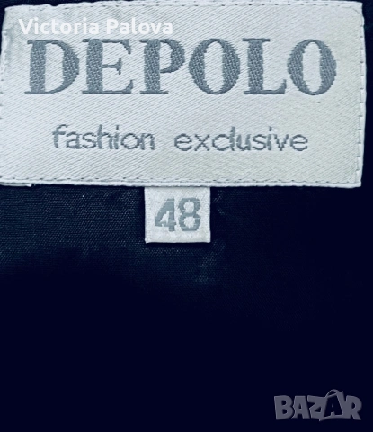 Дизайнерска вечерна рокля DEPOLO - халтер силует с „годе" детайли, снимка 13 - Рокли - 54527678
