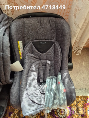 Количка 3в1 Cangaro Macan , снимка 7 - Детски колички - 54342311