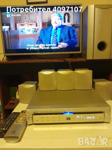 Телевизор LG 32 инча и DVD домашно кино JVC