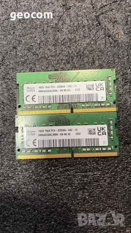 32GB (2x16GB) DDR4 SK-Hynix PC4-3200AA (3200Mhz,CL-22,1.2V)
