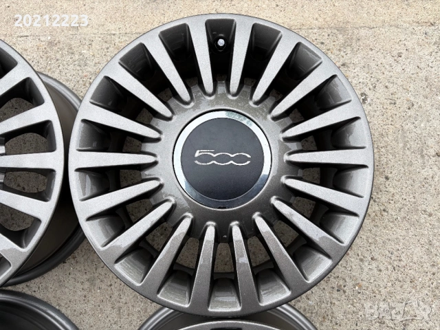 4 броя алуминиеви джанти за Fiat 500 15, снимка 8 - Гуми и джанти - 54740014