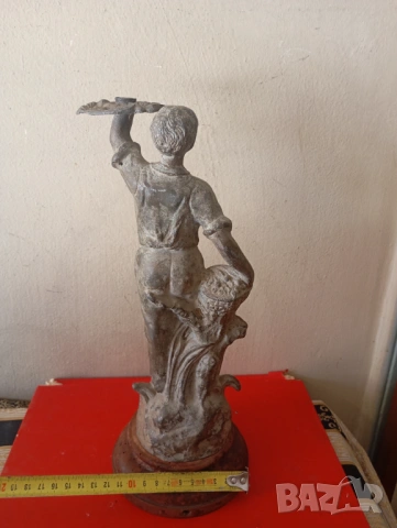 Стара статуетка, снимка 4 - Други ценни предмети - 54299015