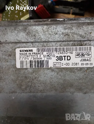 ECU компютър Mazda 2 , Ford Fiesta 1.4, Fusion , S120977013F, 4S6112A650ND, снимка 2 - Части - 55600975