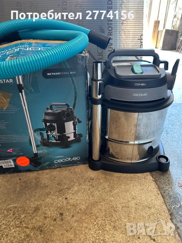 Индустриална прахосмукачка Cecotec Conga Rockstar Wet&Dry Steel Max 20L , снимка 4 - Прахосмукачки - 55016341