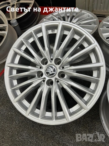 Джанти 17 Цола 5х112 Audi A4 A5 A6 Skoda VW Passat Tiguan Golf Touaran Caddy Skoda , снимка 8 - Гуми и джанти - 53637022