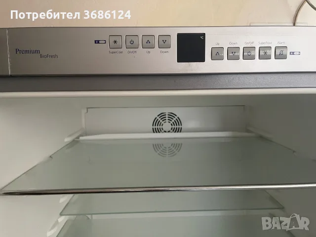 Хладилник с фризер LIEBHERR иноксов, снимка 8 - Хладилници - 55513421