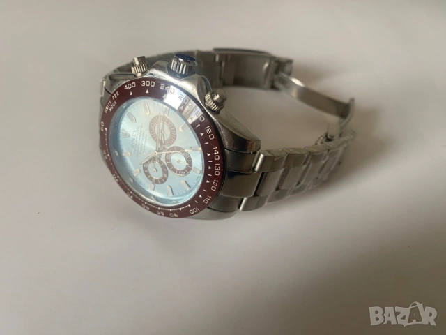 Rolex сребрист механичен автоматичен часовник нов!, снимка 2 - Мъжки - 54637908