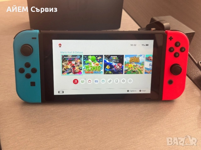 Nintendo Switch с поставен чип, снимка 2 - Nintendo конзоли - 54741447