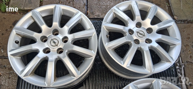 4бр. ляти джанти 6.5J16 ET37. Borbet. 5x110мм. Свалени са от Opel Astra...., снимка 14 - Гуми и джанти - 55158762