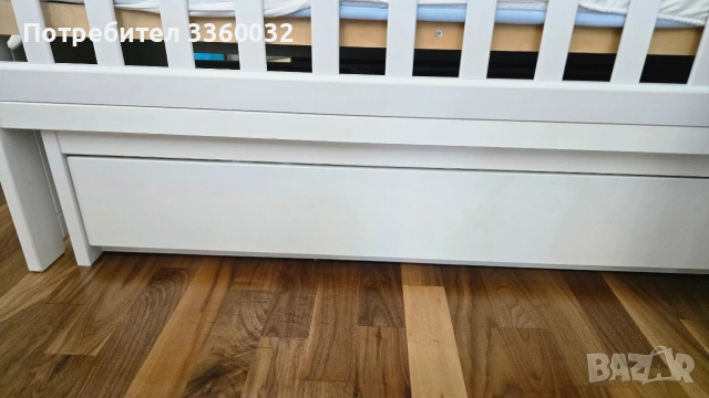 Бебешко дървено легло-люлка Arbor Petit, снимка 5 - Бебешки легла и матраци - 55101636