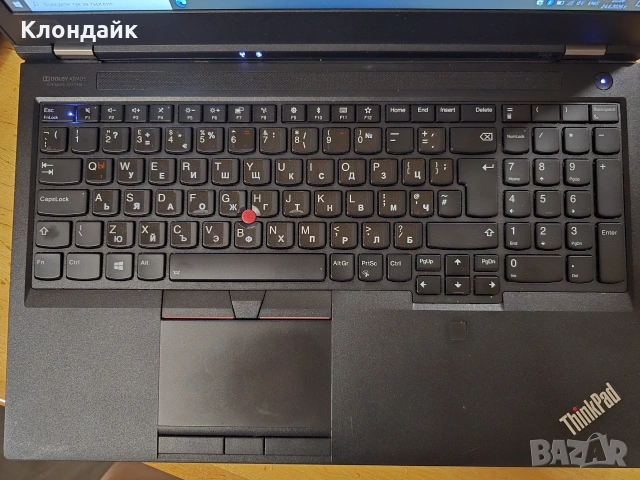 Lenovo ThinkPad P53/Core i7-9850H/32GB RAM/256GB SSD/Quadro T1000 4GB/15.6 FHD IPS работна станция, снимка 4 - Лаптопи за игри - 55068708