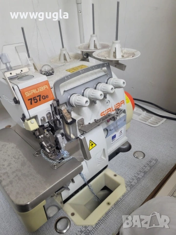 Професионален пет конечен оверлог Siruba 757QE