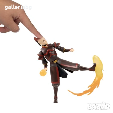 Заглавие: Avatar The Last Airbender Zuko фигурка с огнени ефекти – Jazwares, 11.5 см, снимка 2 - Фигурки - 54934722