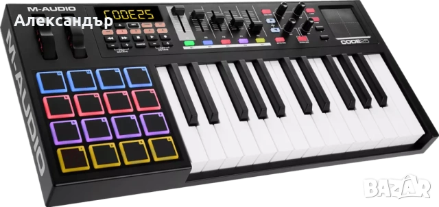M-audio code 25 миди контролер клавиатура, снимка 2 - Синтезатори - 54739511