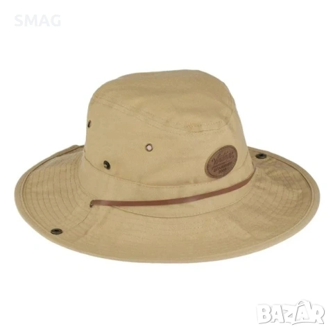 Мъжка bucket шапка памучна бежово-кафява Vintage_1235280, снимка 3 - Шапки - 54923343