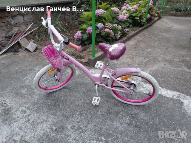 Розово колело 24 цола, снимка 2 - Детски велосипеди, триколки и коли - 55397393