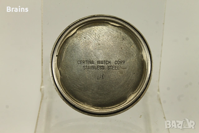 1950's CERTINA Kurth Freres Стоманен Швейцарски Часовник, снимка 10 - Мъжки - 54995857