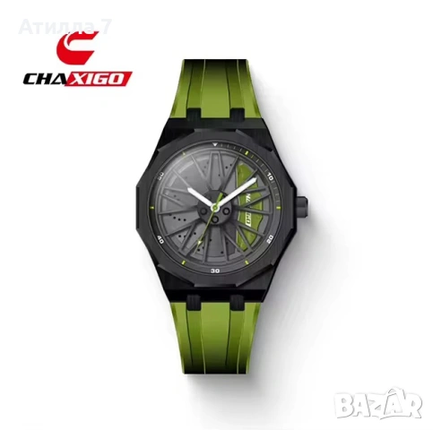 Мъжки часовник CHAXIGO - стилен дизайн,роторна джанта, подаръчна кутия, снимка 3 - Мъжки - 54166547