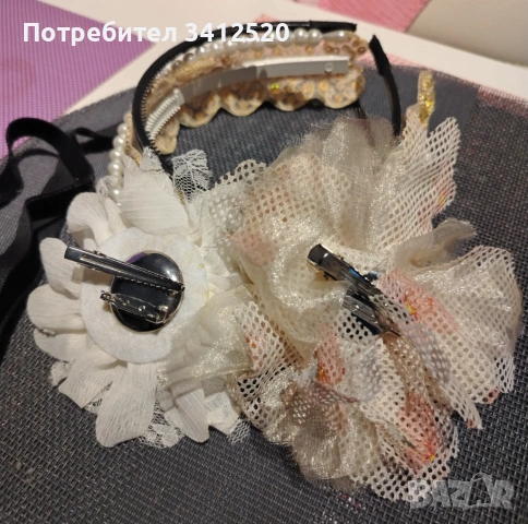 Женские аксессуары , снимка 7 - Аксесоари за коса - 54246815