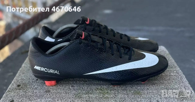Футболни бутонки Nike Mercurial Vapor IX FG, снимка 2 - Футбол - 54827564