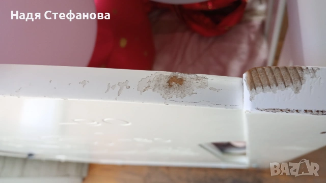 Детско дървено легълце с вградена люлка и матрачето ARBOR BABY, снимка 4 - Кошарки - 54606530