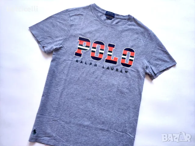POLO Ralph Lauren Cotton Shirt Mens - M - оригинална мъжка тениска, снимка 8 - Спортни дрехи, екипи - 55681316