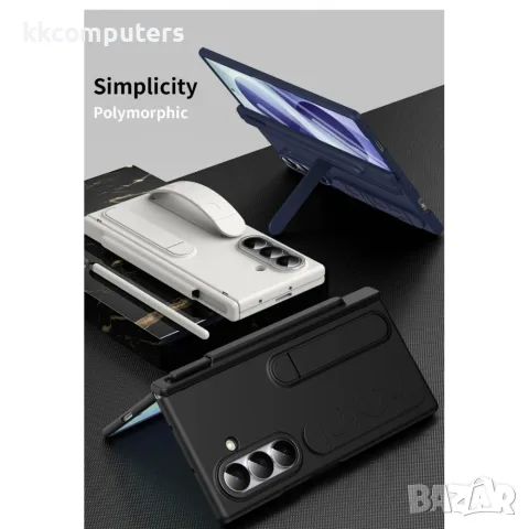 За Samsung Galaxy Z Fold8 Ultra Удароустойчив PC Калъф със Стойка, Каишка, Слот за Стилус, Защита на, снимка 8 - Калъфи, кейсове - 55524178