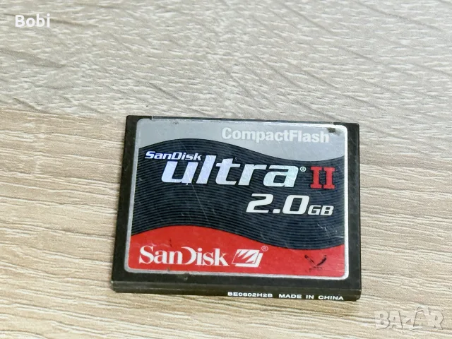 3 броя CompactFlash (CF) карти – 2× SanDisk Ultra II 2GB + Canon FC-32M , снимка 4 - Чанти, стативи, аксесоари - 55310829