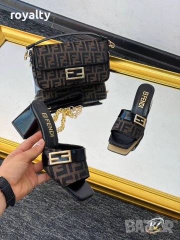 Fendi Нови Дамски Чехли Фенди 