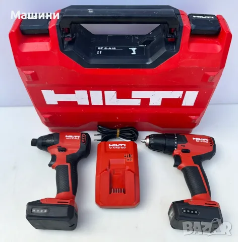 Hilti SF 2-A12 Винтоверт и Hilti SiD 2-A12 импакт драйв 2x12V 2.6Ah 