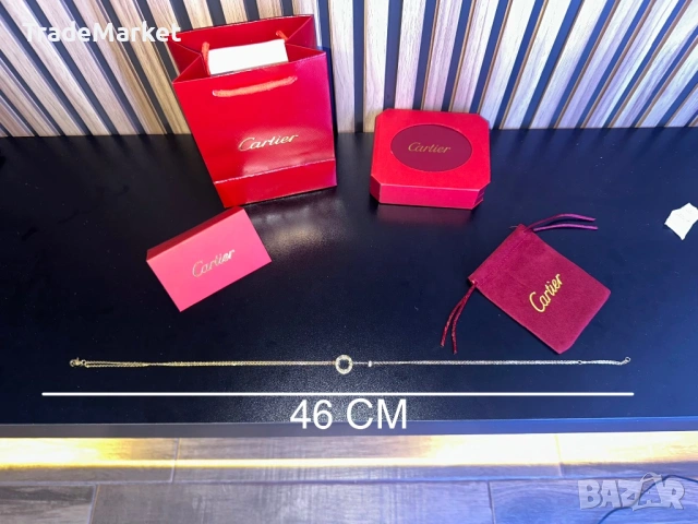 Дамско Колие с Висулка Cartier LOVE с опаковка и аксесоари, снимка 9 - Колиета, медальони, синджири - 54279326