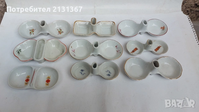 солница,порцелан,сервиз,български, снимка 2 - Други стоки за дома - 54614312