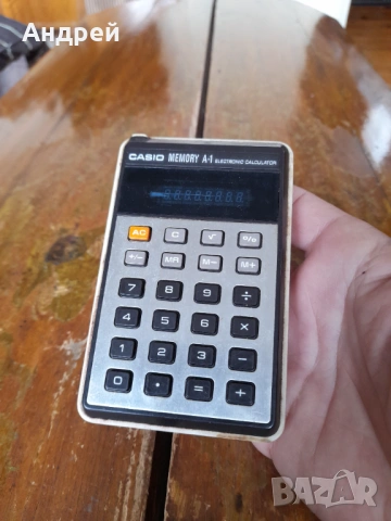 Стар калкулатор Casio Memory A-1, снимка 2 - Други ценни предмети - 54714336