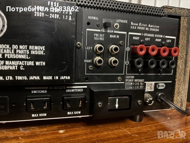JVC VR-5525L, снимка 11 - Ресийвъри, усилватели, смесителни пултове - 55053058
