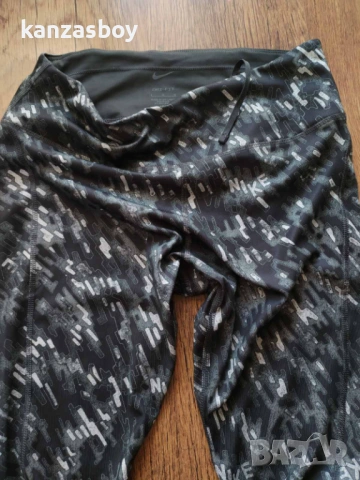 Nike Fast Women's Mid-Rise Pocket Running Leggings - страхотен дамски клин Л КАТО НОВ, снимка 7 - Клинове - 54714844