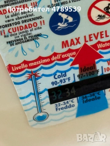 Анатомична вана за бебе и седящо дете, снимка 5 - За банята - 54118061