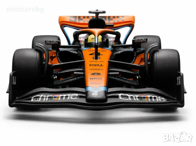McLaren MCL60 F1 Ландо Норис 1:24 – метален модел, снимка 4 - Колекции - 55632609