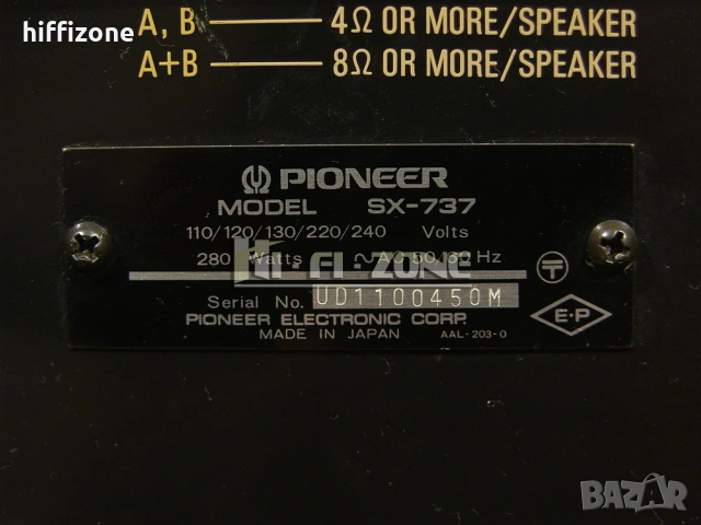 Ресивър  Pioneer sx-737 , снимка 9 - Ресийвъри, усилватели, смесителни пултове - 54054327