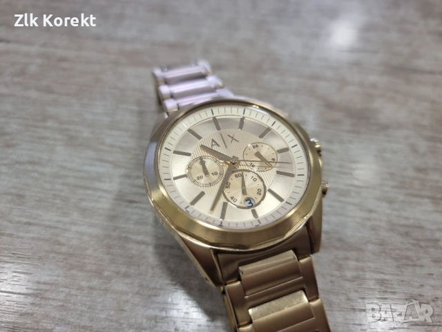 Мъжки часовник в златисто ARMANI EXCHANGE, снимка 4 - Мъжки - 54193074