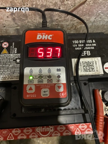 Акумулатор EFB Варта/Varta 59 ам/ч VW/Audi оригинален, снимка 2 - Аксесоари и консумативи - 54361079