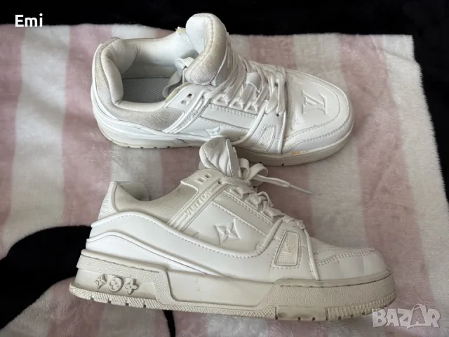 Обувки Louis Vuitton trainer maxi като нови, бели, размер 39