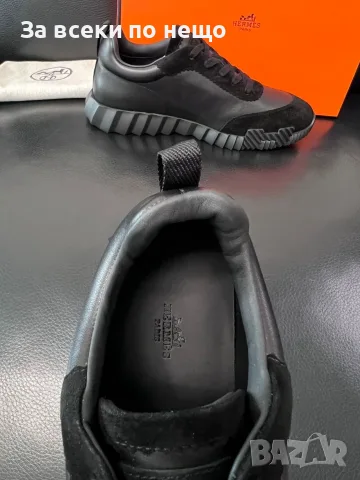 Hermes Мъжки Черни Маратонки👟Мъжки Спортни Обувки - 3 Цвята Код KP9, снимка 2 - Маратонки - 55682238